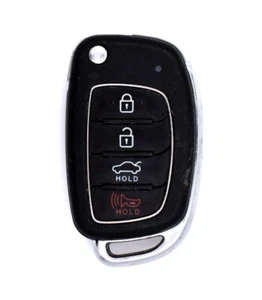 OEM FAIR/WORN COND. Hyundai Sonata TQ8-RKE-4F25 Remote Flip Key Fob (LF 4BT) - Picture 1 of 4