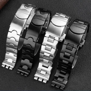 Für Swatch Uhr YCS YAS YGS IRONY Männer Und Frauen Stahl Uhrenarmband 19/17MM - Imagen 1 de 13