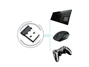 Receptor Inalámbrico 2.4G para Ratón y Teclado Adaptador USB Inalámbrico NUEVO 1PC - Imagen 1 de 14