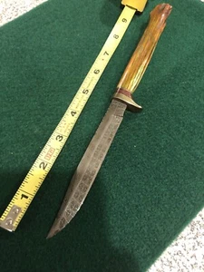 Damascus Steel Blade Knife NEW - Picture 1 of 11