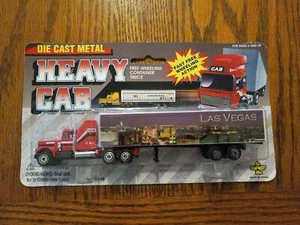 DIE CAST HEAVY CAB FREE WHEELING CONTAINER TRUCK Las Vegas Nevada nuovo sigillato - Foto 1 di 3