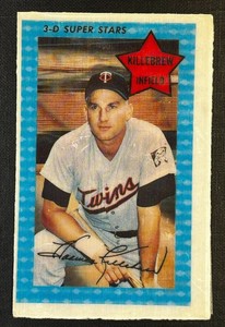 Vintage Baseball Super Stars  "Pick a Card" - (Gibson through Killebrew)