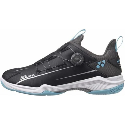 Yonex Power Cushion 88 DIAL WIDE Badminton Shoes (SHB88D2WEX) - Black/Ice Blue - image 1 of 1