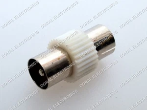 5X PAL Hembra Jack a PAL Macho Conector Conector Joiner ADAPTADOR ANTENA TV Acoplador - Imagen 1 de 1