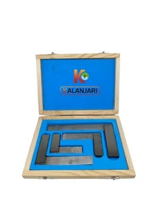 KALANJARI PRECISION ENGINEER'S (MACHINIST) SQUARES 4PC SET - Picture 1 of 7