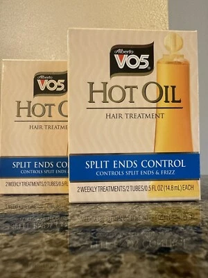 Lote De Colección Alberto VO5 Aceite Caliente Queratina Tratamiento Capilar Extremos Divididos Control 1996 Foto 1 de 3