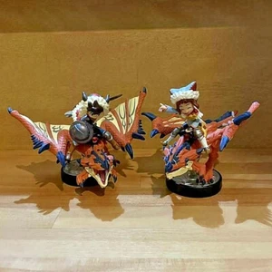 NNINTENDO MONSTER HUNTER STORIES Capcom Amiibo Rathalos & Rider Girl garçon JAPON - Photo 1/18