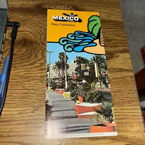 Folleto turístico de viaje rural MÉXICO de 1970: Baja California - Imagen 1 de 2