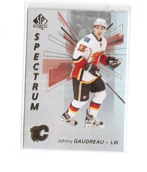 2016-17 SP Authentic Spectrum Card S-3 Johnny Gaudreau Calgary Flames (SP) - Image 1 of 2