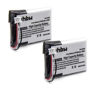 2x Batterie pour Philips ID 5552B 555 5551B 500mAh 3,7V - Photo 1/2