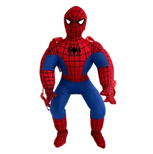 Spider-Man Plüsch Rucksack Marvel 17" Riemen Reißverschlusstasche Kinder Einheitsgröße RAR - Bild 1 von 7