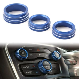 Air Conditioner Switch CD Button Knob for Dodge Challenger 2015-2020 2016 Blue - Picture 1 of 6