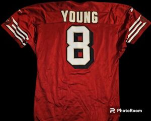 Rare Vintage Steve Young Authentic Reebok 49ers Jersey 1996 (2X) Size 54 ProLine