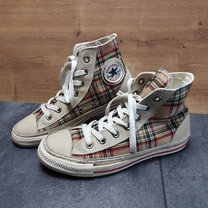Converse All Star Chucks Beige Kariert Tartan Limited Edition Chuck Taylor Gr.39 - Bild 1 von 12