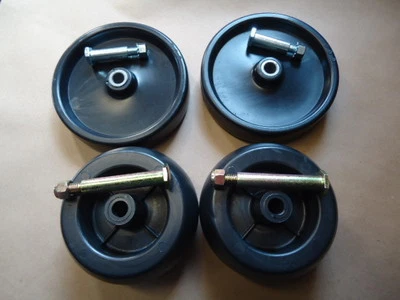 4 Pack Mower Deck Wheels & Bolts For Cub Cadet 1450 1650 149 169 1811 782  - Image 1 of 3
