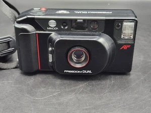 Minolta Freedom Dual Lens Camera, 35mm Film. Works - Picture 1 of 9