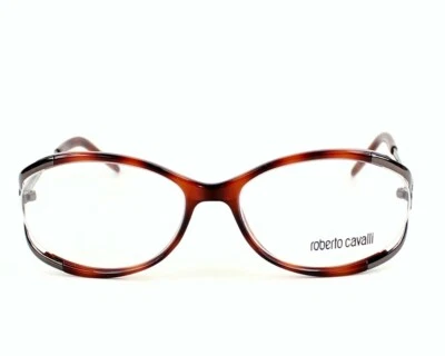 Roberto Cavalli Cavansite 498 Tortoise 052 Plastic Eyeglasses Frame 54-16-130 RX Foto 1 de 3