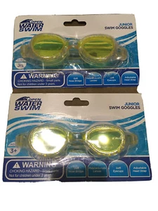 2@ Junior Goggles New In Sealed Retail Package By Water Swim, Shipping Inc. - Picture 1 of 2