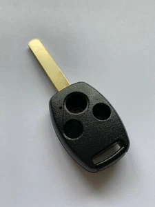 Honda Accord Civic CRV Pilot Insight Schlüsseletui 3 Tasten *geschnittene Klinge* - Bild 1 von 3
