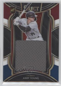 2021 Panini Select Jumbo Swatches Tri-Color Prizm /99 Andy Young Rookie RC
