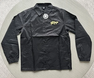 Brand New With Tags Neff Button Up Black Duck Windbreaker Jacket Mens Size XL - Image 1 of 4