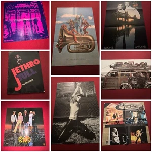 7 Album Poster Inserts Jethro Tull Program - Picture 1 of 12