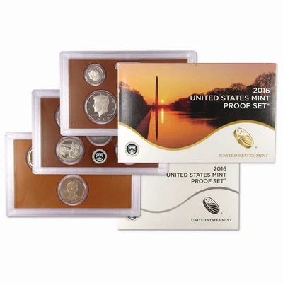 2016 United States Mint Clad Proof Coin Set with COA - As Is - Image 1 of 4
