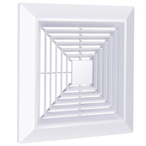 BQMEZRNUS Bathroom Exhaust Fan Cover White Ceiling Fan Grille with Springs Re... - Picture 1 of 7
