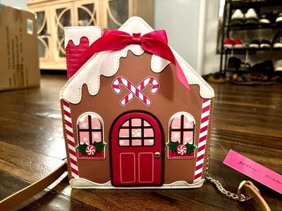 NUEVO CON ETIQUETAS BOLSO KITSCH CASA PAN DE JENGIBRE VACACIONES NAVIDAD BETSEY JOHNSON NUEVO Foto 1 de 4