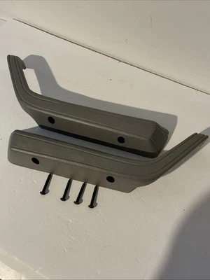 Jeep Cherokee 1984-1996 juego de reposabrazos de puerta conductor pasajero gris OEM Foto 1 de 3