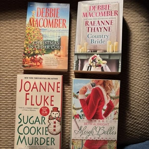 Lot 4 Debbie Macomber/Country Bride/Christmas InCedar Grove/sleighbells Albright - Picture 1 of 9