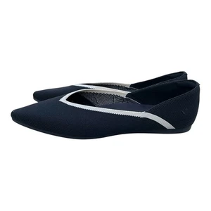 Vivaia Vienna (2.0) Punta Punta Corte en V Planos Talla 39 Negro/Crema Femenino - Imagen 1 de 9