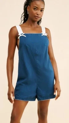 NUEVO MAMELUCO FREE PEOPLE RETROSPECT ARCO AZUL OSCURO PEQUEÑO Foto 1 de 4