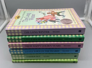 Lot Of (6) Laura Ingalls Wilder First Harper Trophy Editions Books PB - Picture 1 of 7