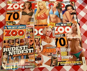 LOT OF  7 VERY EARLY  ISSUES OF LADS MAG  ZOO FROM 2004/5/6 - Picture 1 of 6