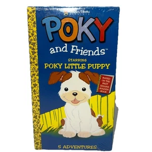 Poky and Friends - Pokey Little Puppy VHS Video, VTG Media Golden Book, Sealed - Bild 1 von 6