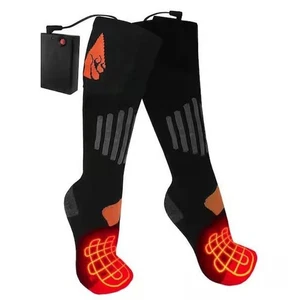 Calcetines térmicos ActionHeat de lana AA a batería negros grandes/X-grandes - Imagen 1 de 6