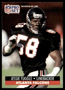 1991 Pro Set Jessie Tuggle Atlanta Falcons #441 - Picture 1 of 2
