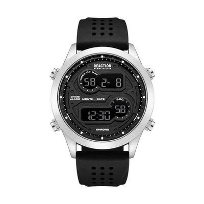 Kenneth Cole Reaction男士数字手表带硅胶表带KRWGP7005501 — 第 1/4 张图片