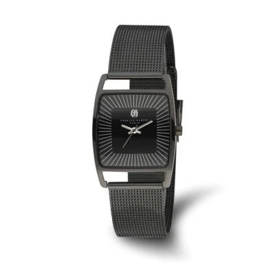 Charles Hubert Black IP-plated Stainless Steel Milanese Band Watch - Image 1 of 4