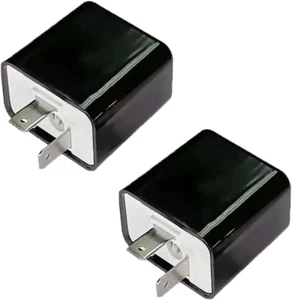12V 2PCS Adjustable 2 Pin Prong Flasher Replacement for Turn Signal Relay - Picture 1 of 12