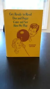 Vintage Teacher's Edition Primer Reader Don & Peggy Bobbs-Merrill Co Book 1951 - Picture 1 of 12