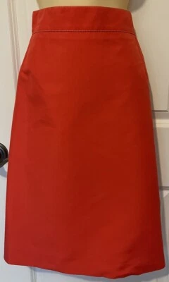 Saia estilo lápis/reta coral Nina Ricci Paris tamanho 42~ ESTILOSA~ rara~ - Imagem 1 de 4