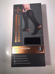 Tommie Copper Black Kompressionsstrümpfe 2 Paar Größe SM/MED - D19 - Bild 1 von 12