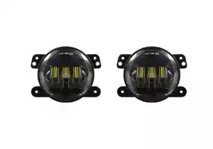 Quake LED 771 4" LED 30w RGB Fog Kit for 2007-2018 Jeep Wrangler JK - Picture 1 of 4