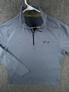 Polo Sport Performance Ralph Lauren 1/4 Zip Pullover Felpa Elasticizzata Large - Foto 1 di 20
