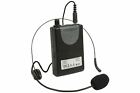 QTX Sound Professional VHF Wireless DJ NEW Karaoke Microphone System Headset Kit