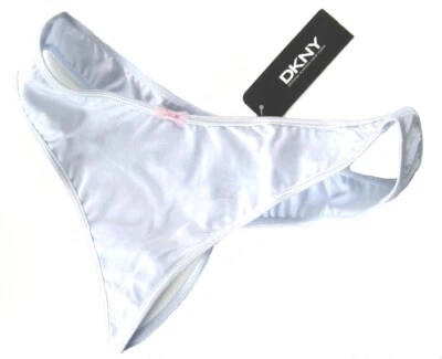 A0406 DKNY Intimates NUEVO 442401 Mujer Brillo Sedoso Elegante Microfibra Tanga M L Foto 1 de 3