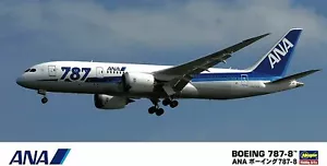 HASEGAWA 1:200 KIT AEREO CIVILE GIAPPONESE ANA BOEING 787-8 PEZZI 64 ART 10716 - Foto 1 di 2