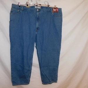 New Levis Men 54X30 Cotton Blend Comfort Fit Blue Denim Jeans 560 Big & Tall NWT - Picture 1 of 4